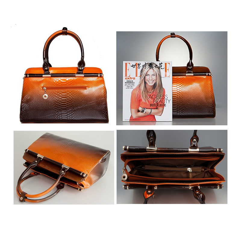 Leather handbag-005