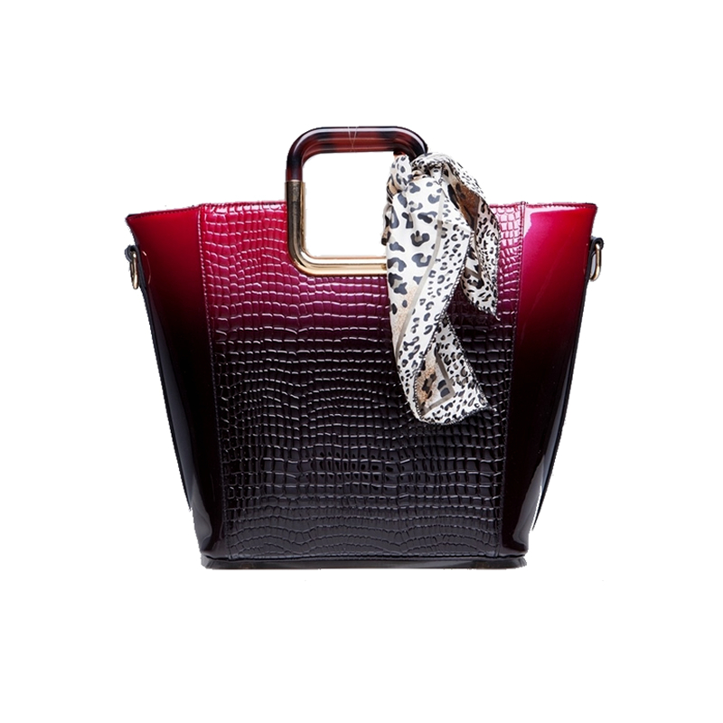 Leather handbag-006